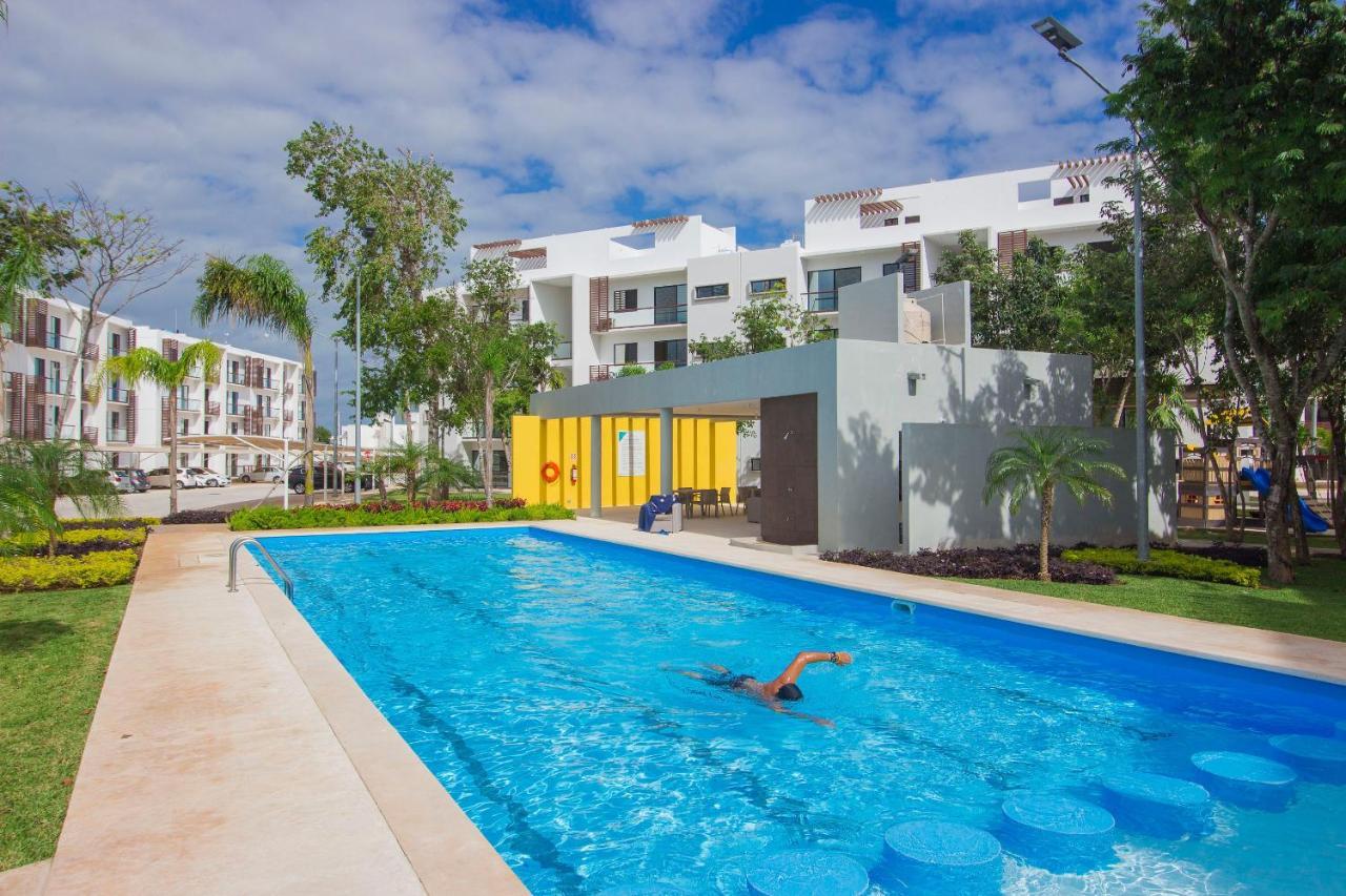 Bright & Relaxing Full Apartment Cancún Buitenkant foto